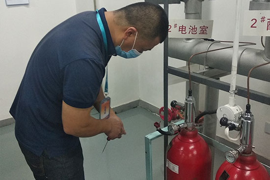 气体灭火消电检